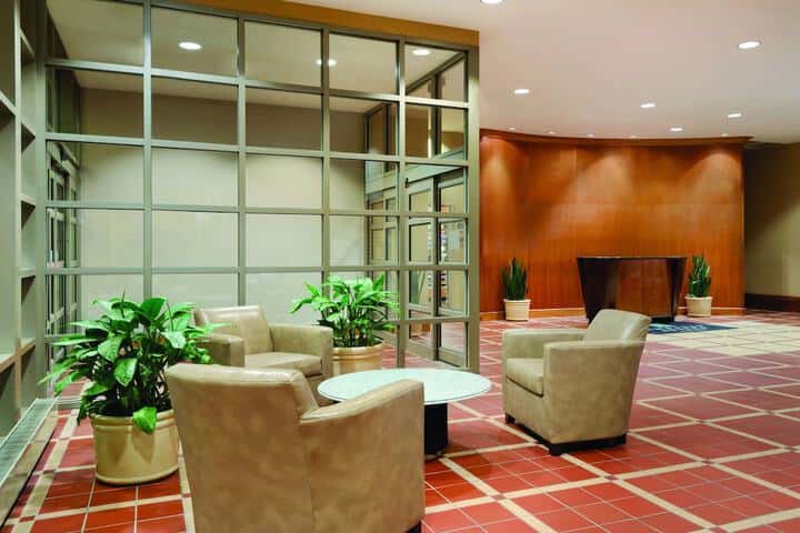 Interior entrance